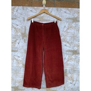 TOAST  Balloon Corduroy Tapered Rust Orange Barrel Trousers Pants Size 8UK/ USA4